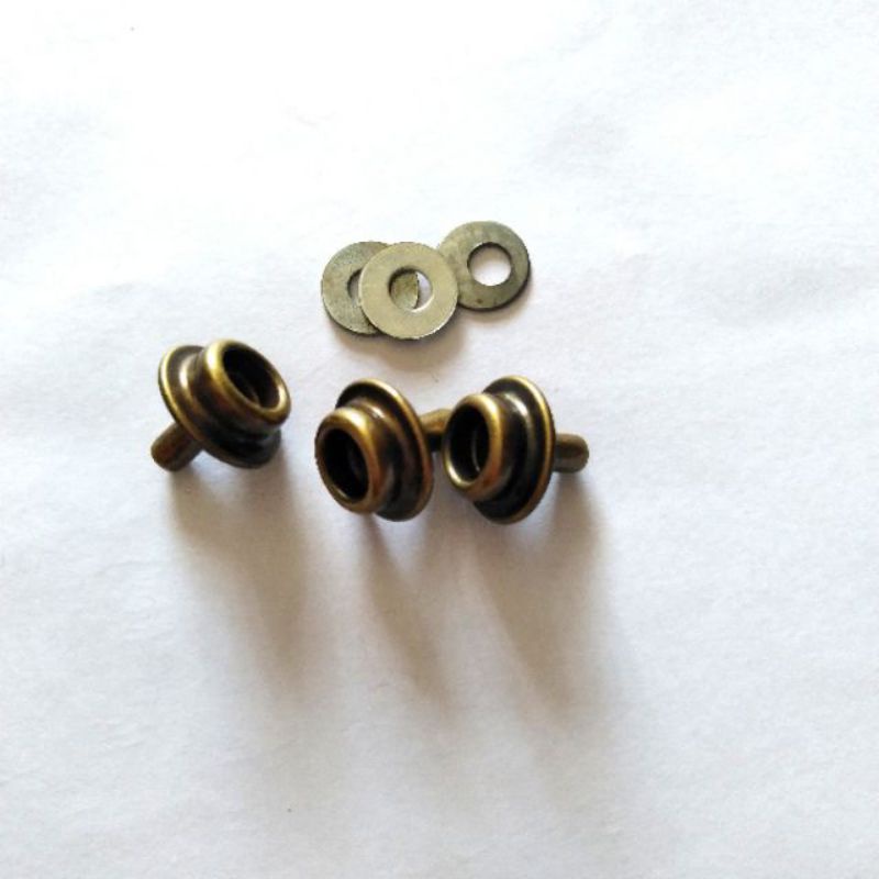 Bộ 3 Nút Bấm Gắn Nón Bảo Hiểm, Lắp Kính Cho Nón 1/2 và 3/4