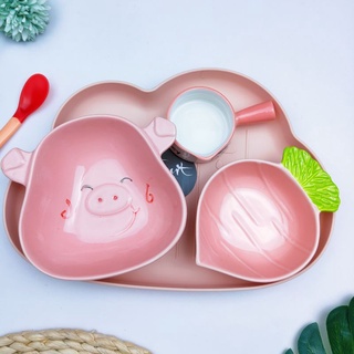 Khay hình mây lúa mạch đựng bát, bánh, trái cây SammBaby