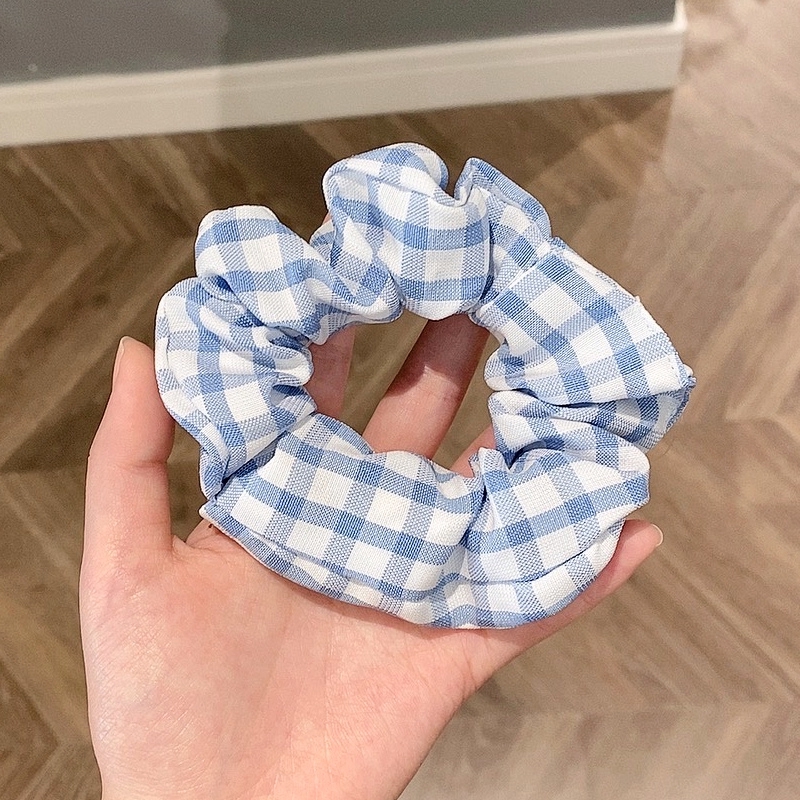 Dây buộc tóc vải satin kích thước lớn thời trang cho nữ