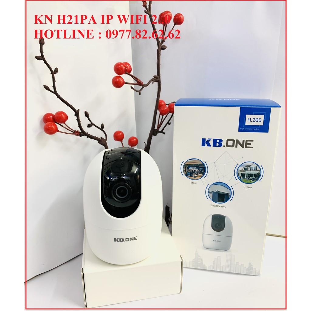 SALE SỐC Camera Wifi Kbvision KN-H21P + KN-H21PA 2.0MP Full HD Quay Quét - Bảo hành chính hãng 24 tháng