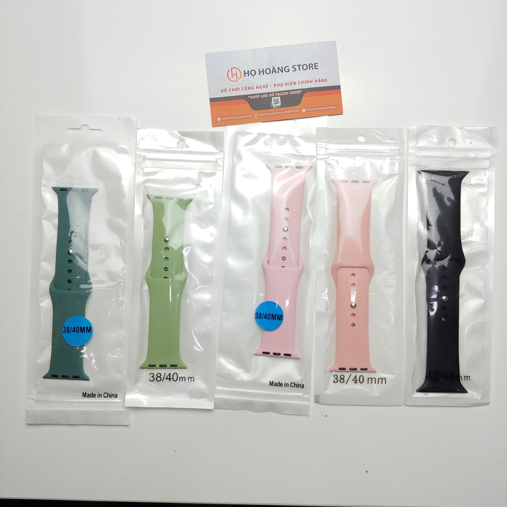 DÂY ĐỒNG HỒ CAO SU APPLE WATCH SPORT BANDS CAO CẤP FULL SIZE 1 2 3 4 5 38mm 40mm 42mm 44mm