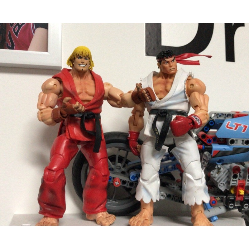 Neca Mô Hình Nhân Vật Truyện Tranh Street Fighter Ryu Ken Chun Li Gouki Guile Bằng PVC