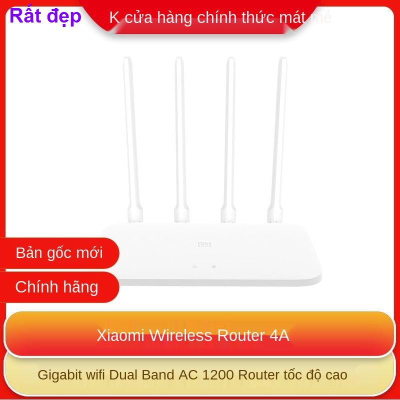 bộ sạc dự phòng máy ghi âm lái xe bộ sạc[Mới xác thực] Bộ định tuyến không dây Xiaomi 4A tốc độ cao AC1200 Wi-Fi b