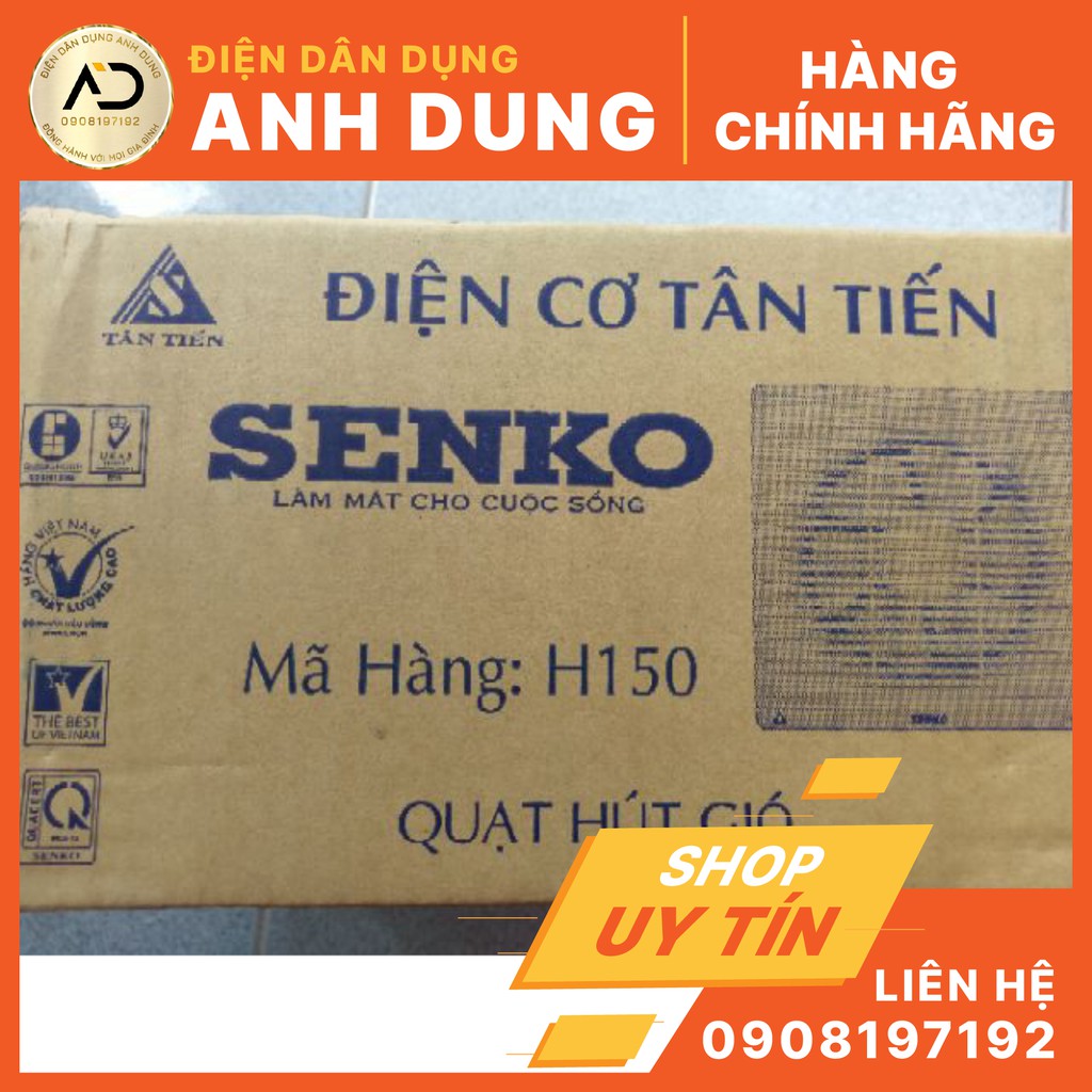 Quạt hút tường 2 chiều (hút và thổi) Senko H150