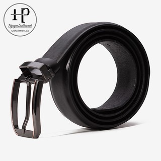 Thắt Lưng, Dây Nịt Nam Màu Đen, Big Size Da Bò Nhập Khẩu Phong Cách Công Sở HNP Nguyen Leather Crafted With Love