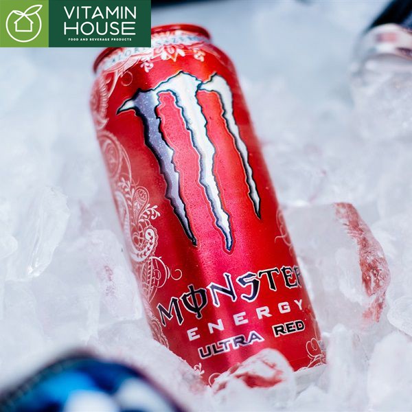 [VITAMIN HOUSE] Nước tăng lực Monster Zero Ultra Red 473ml