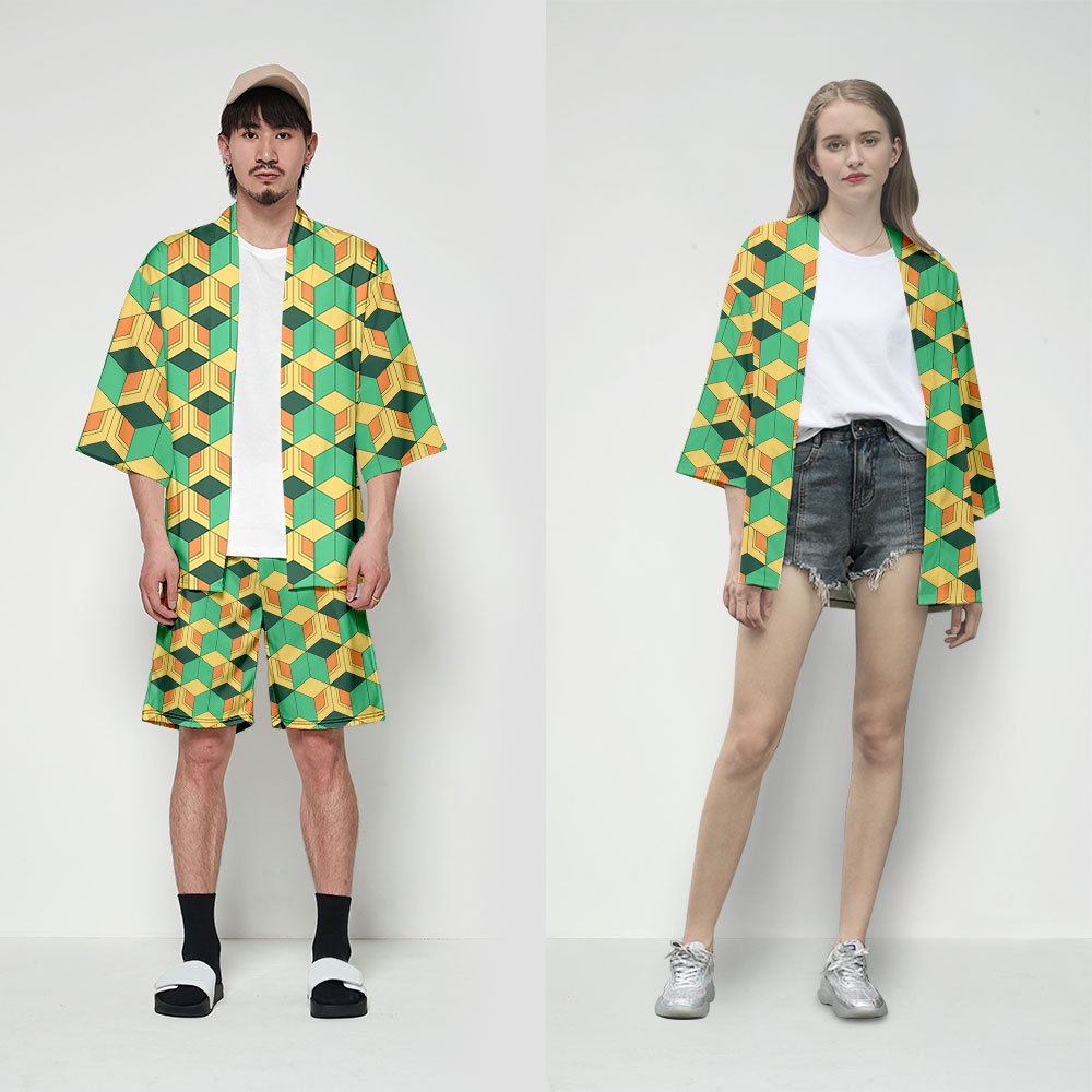 Áo Khoác Kimono Hóa Trang Nhân Vật Anime Kimetsu No Yaiba Demon Slayer Agatsuma Zenitsuma Zenioka Giyuu Kamado Nezukos / Vàng 5.0 | BigBuy360 - bigbuy360.vn