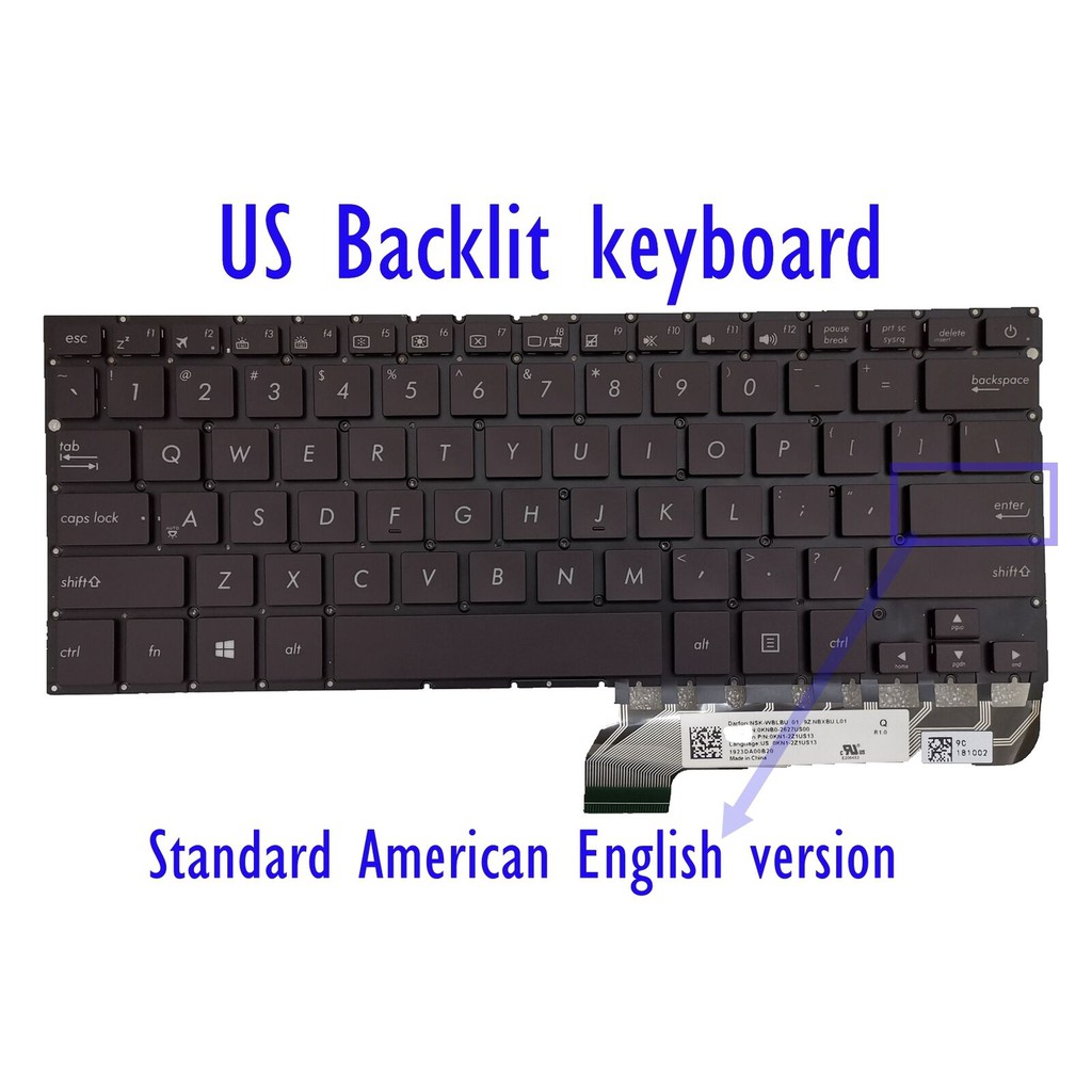 [Mã 1511ELSALE hoàn 7% đơn 300K] Bàn phím Laptop ASUS UX430 👉 Zenbook UX430U UX430UA UX430UQ
