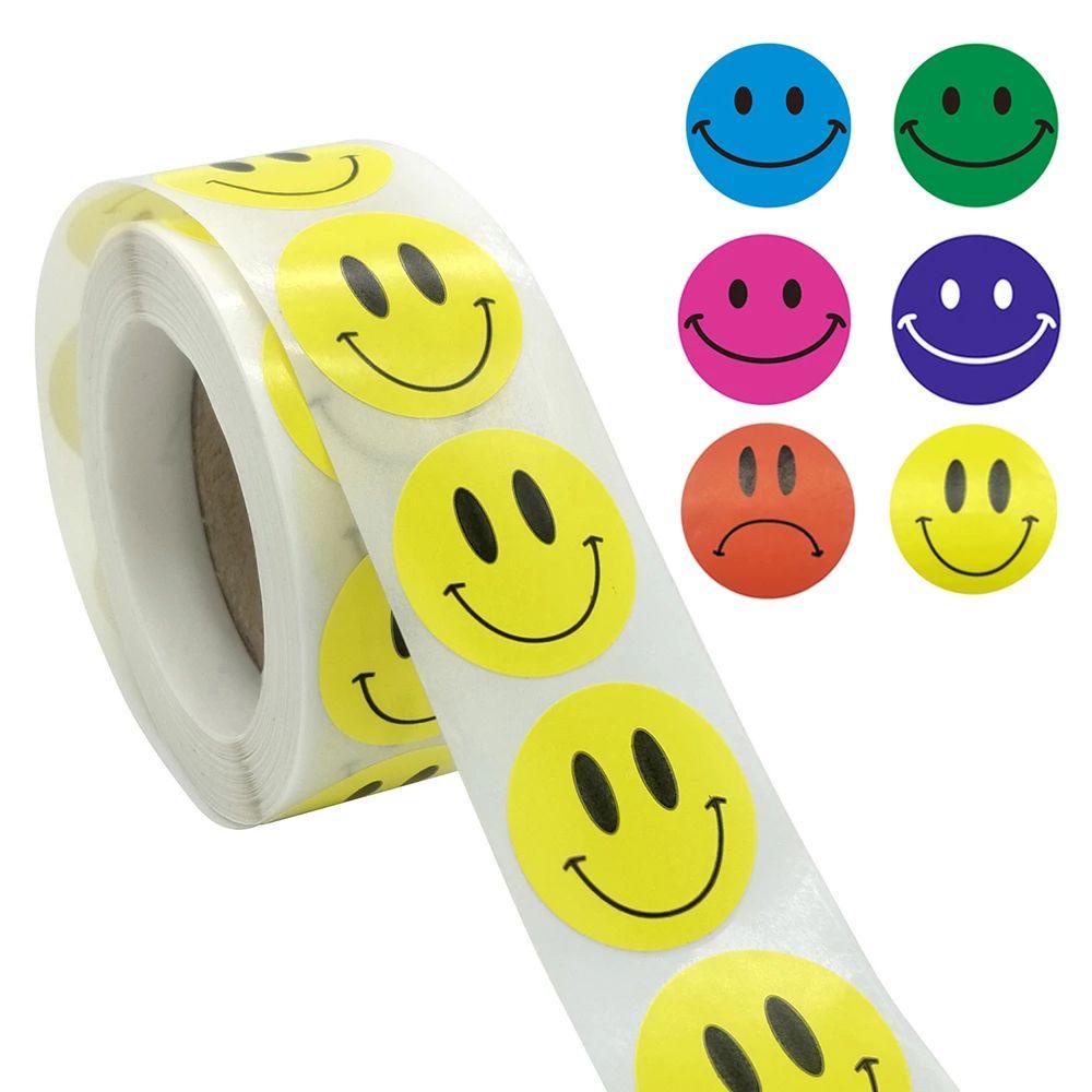Miếng Dán Hình Mặt Cười Dùng Làm Phần Thưởng Cho Bé Gái