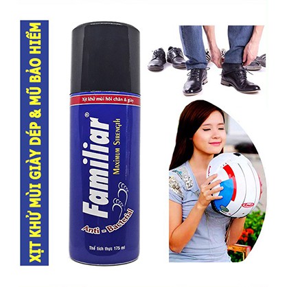 Xịt khử mùi hôi chân & Nón bảo hiểm Familiar 175ml | BigBuy360 - bigbuy360.vn
