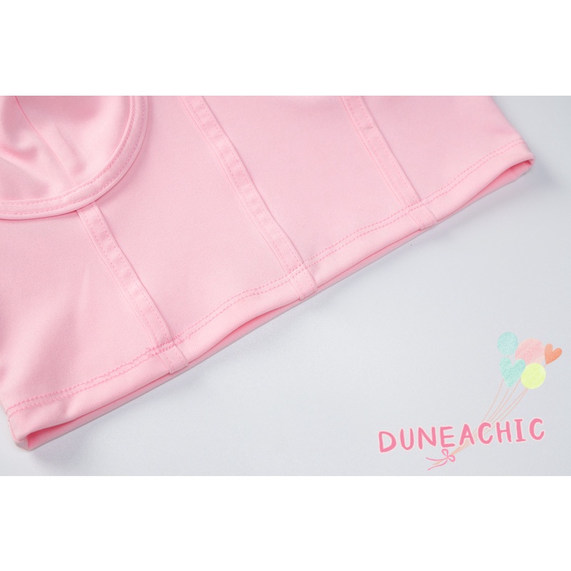 Áo Croptop Lông Cừu Không Dây Dáng Ôm Gợi Cảm Cho Nữ