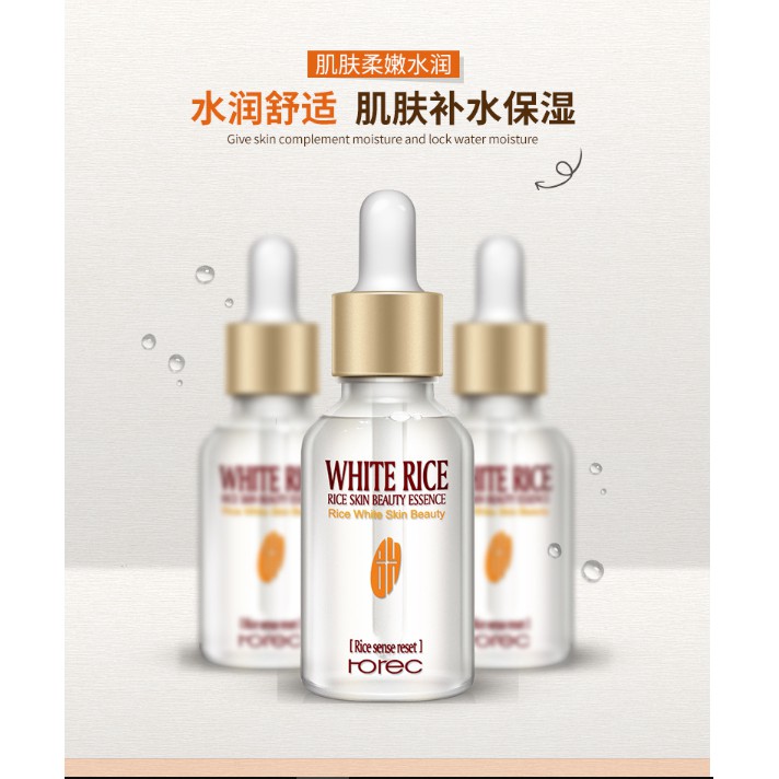 Serum gạo non Rorec White Rice - Làm sáng và tái tạo da