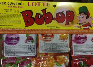 24 miếng Kẹo singum Bub-up - tuổi thơ dữ dội