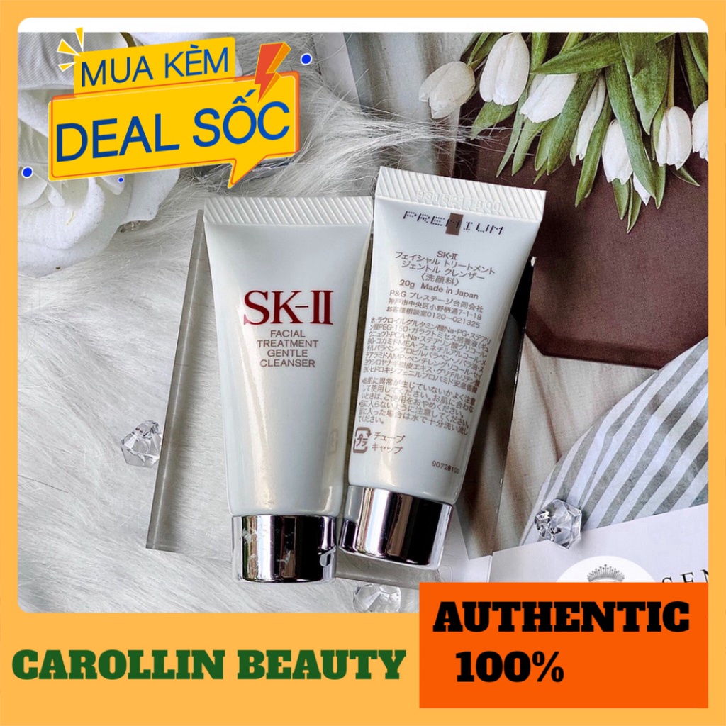 Sữa rửa mặt 💖 FREESHIP 💋 Sữa rửa mặt SKII 30ml chính hãng [ Minisize ] CAROLLIN BEAUTY | BigBuy360 - bigbuy360.vn