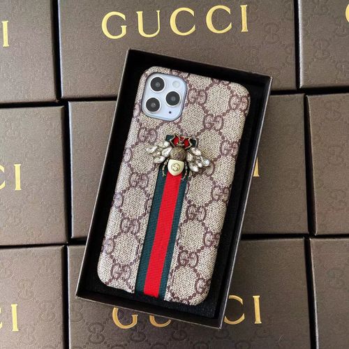 GUCCI Ốp Lưng In Hình Con Ong 3d Cổ Điển Cho Iphone 11 Pro Max 12 X Xs Xr 7 8 Plus Mini Se