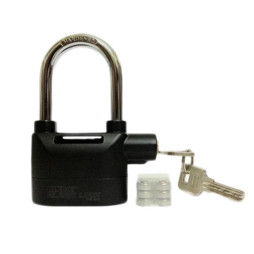 Khóa Chống Trộm Cao Cấp Có Còi Báo Động Màu Đen Alarm Lock