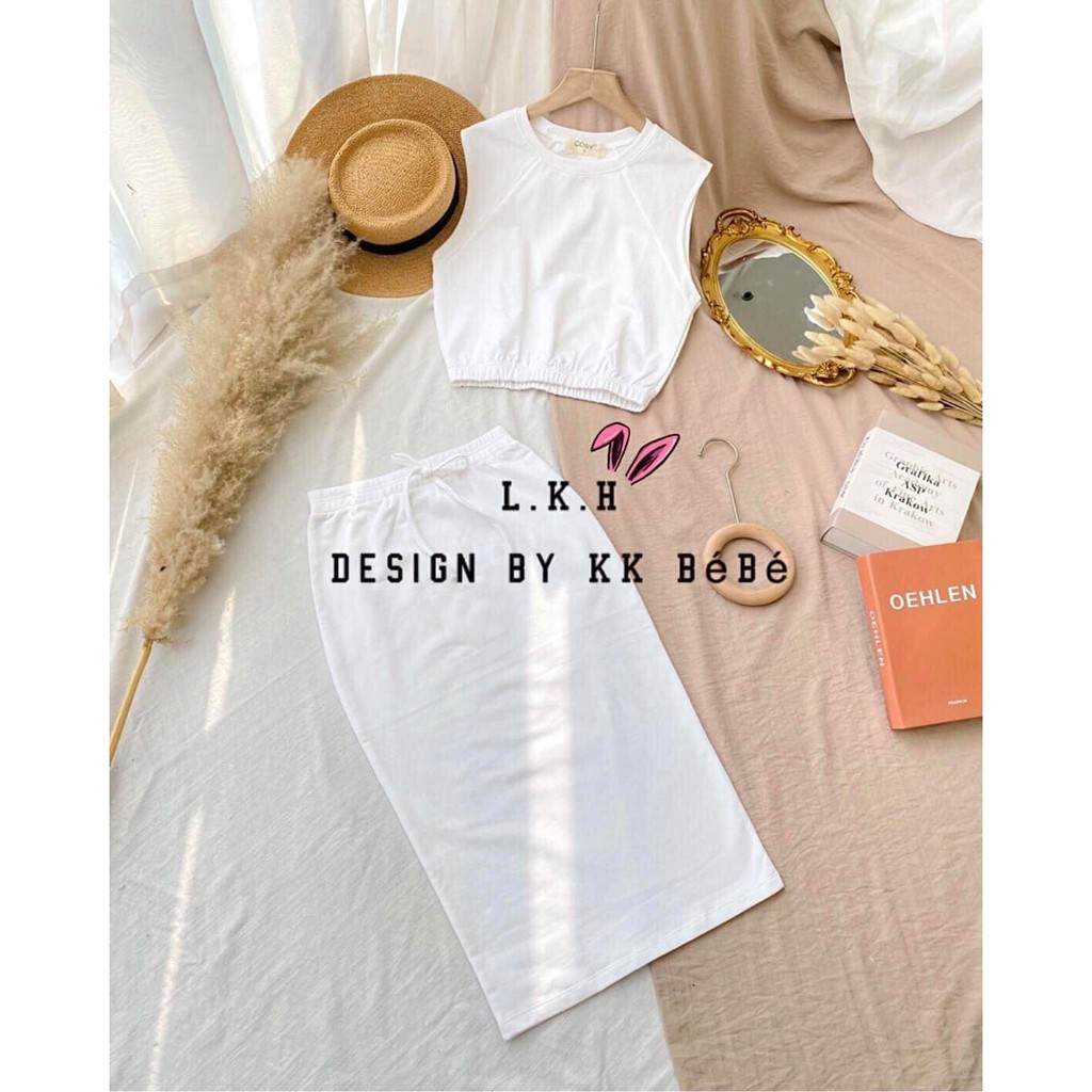 Set váy suông bé gái