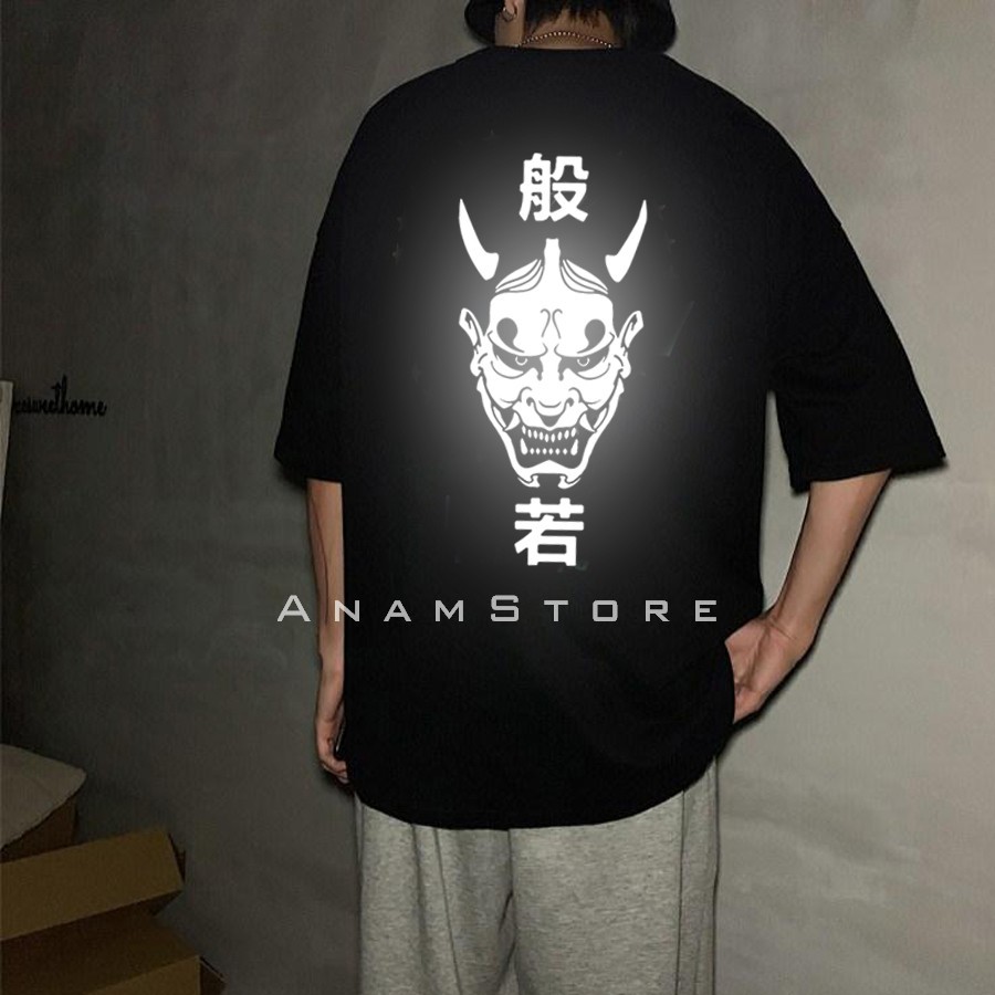 Áo thun phản quang tay lỡ nam nữ ONI07