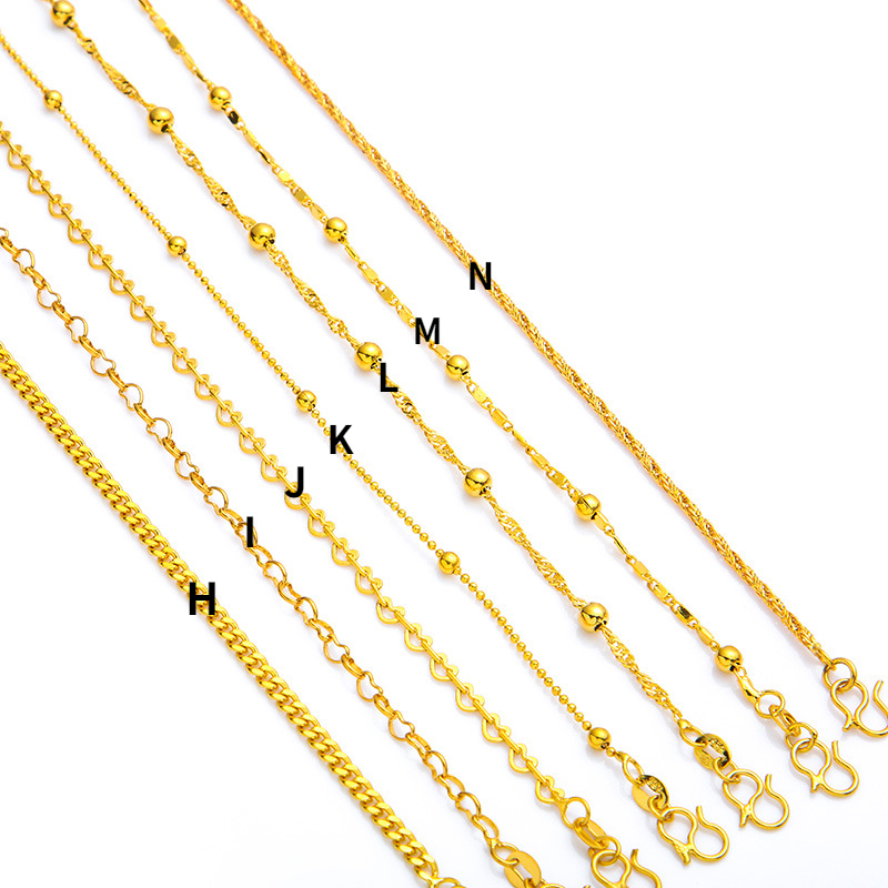 Vòng tay mạ vàng 24K phong cách Hàn Quốc dành cho nữ