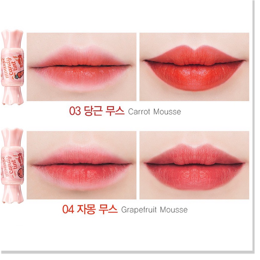 [Mã giảm giá shop] Son kẹo Kem Lì The Saem Saemmul Mousse Candy Tint