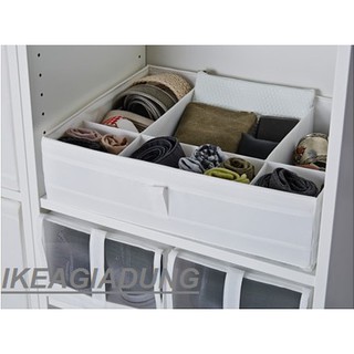 Ngăn vải chia quần áo thông minh SKUBB IKEA ( Màu trắng )