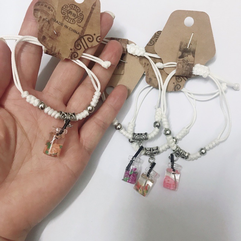 Sỉ 5 vòng tay trà sữa xinh xắn mẫu mới