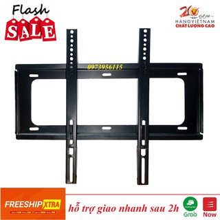 Giá treo tivi thẳng tường dày đẹp cho mọi hãng tivi từ 14inch-65inch đi kèm ốc vít