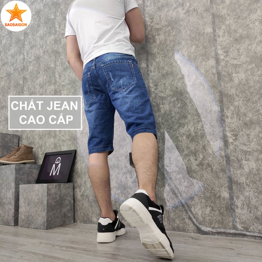 Quần short nam [ HÌNH THẬT ] jean đẹp chuẩn siêu bền SG413 Saosaigon | WebRaoVat - webraovat.net.vn