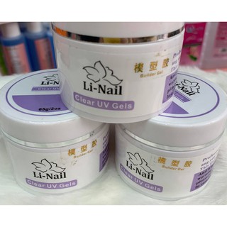 Gel Đắp Móng Li-Nail Chính Hãng Không Nóng, Không Chảy - Lẻ 1 Hũ 65g