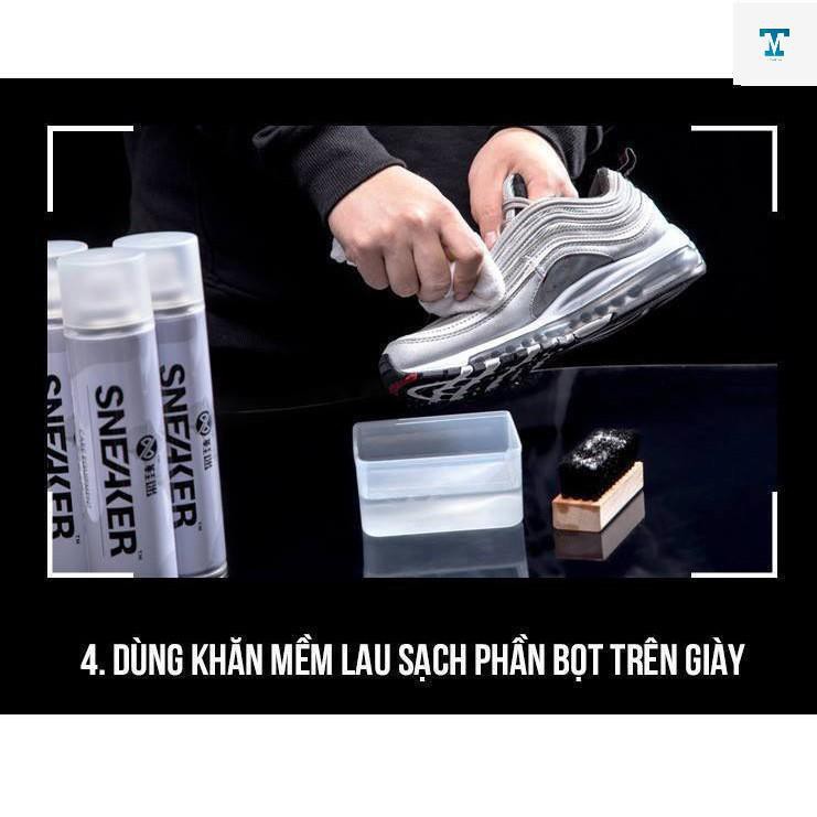 Chai Xịt Vệ Sinh Giày Bình Xịt Bọt Tuyết Tẩy Trắng Sneaker Cao Cấp FIIAGO Chuẩn & Chất