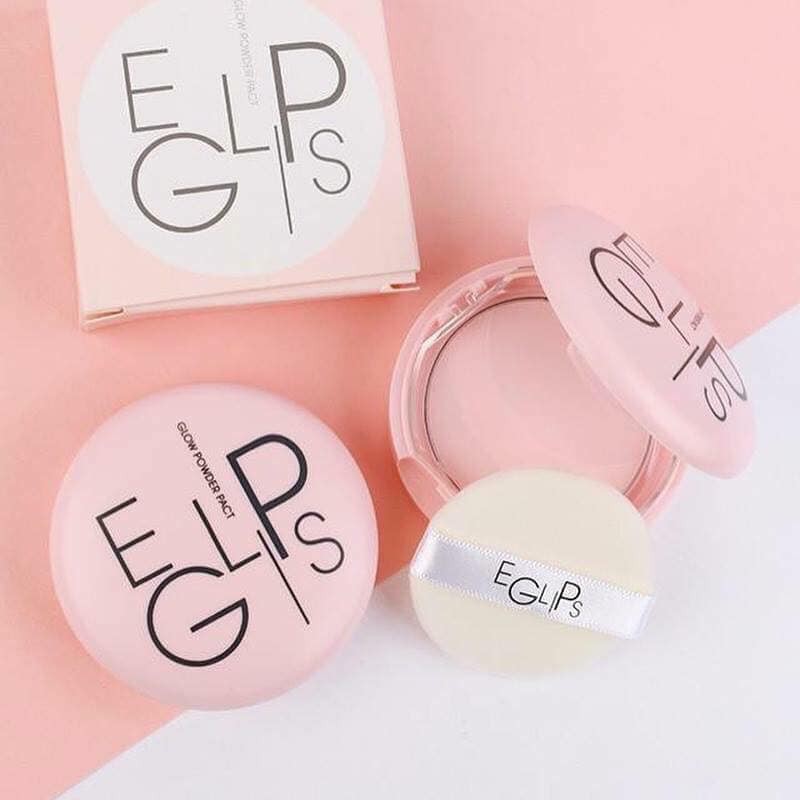 Auth100% Phấn Phủ Kiềm Dầu eglips - Tạo Độ Bóng Hồng Hào Làn Da Eglips Glow Powder Pact-cosmetic999