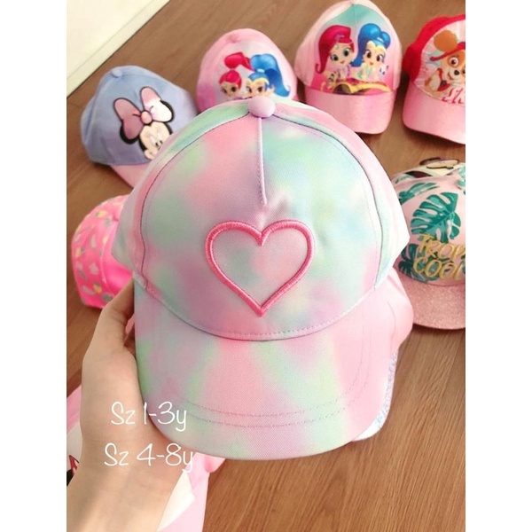 mũ lưỡi trai bé gái