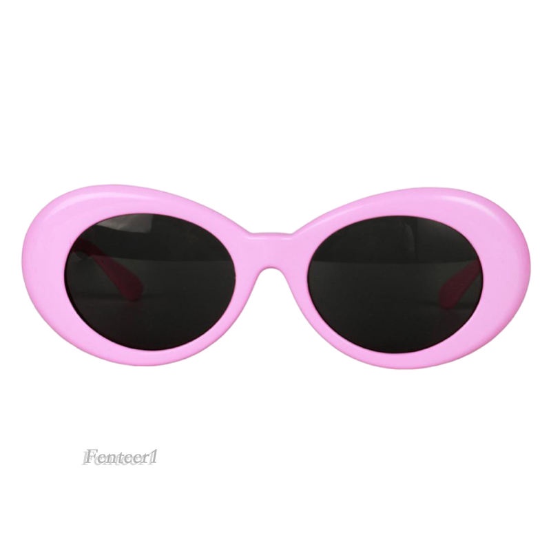 [Fenteer1] Kính Mát Thời Trang Tròng Oval Lấy Cảm Hứng Từ