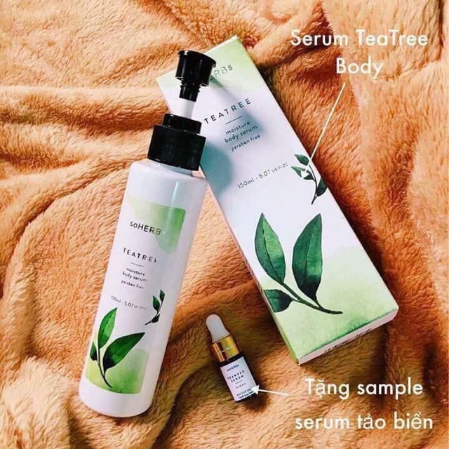 Serum body trà xanh SoHERBs