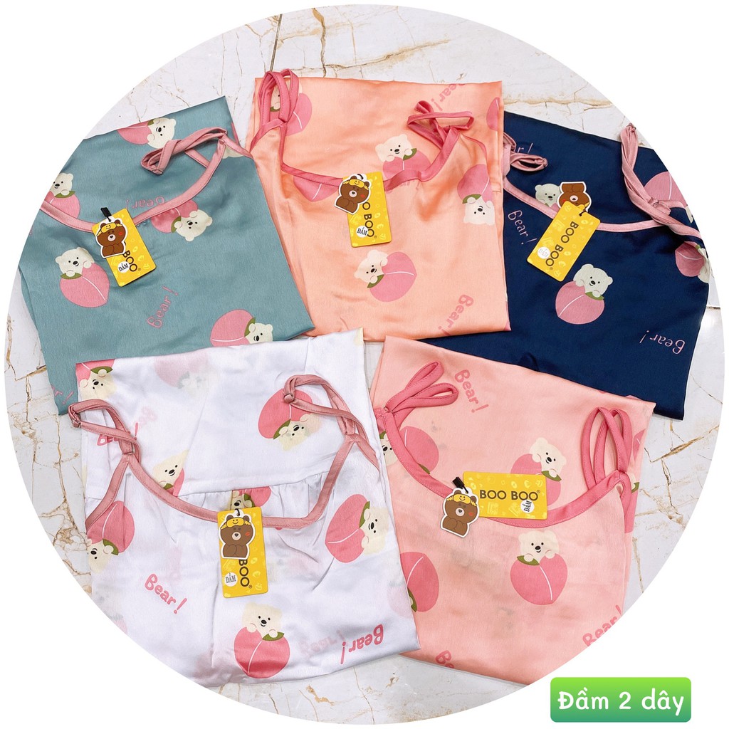 Đầm Satin 2 dây - Form dưới 60kg | BigBuy360 - bigbuy360.vn