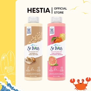 Sữa tắm st ives hương yến mạch bơ, cam chanh, muối biển giúp dưỡng ẩm 650ML sắc đẹp Hestia