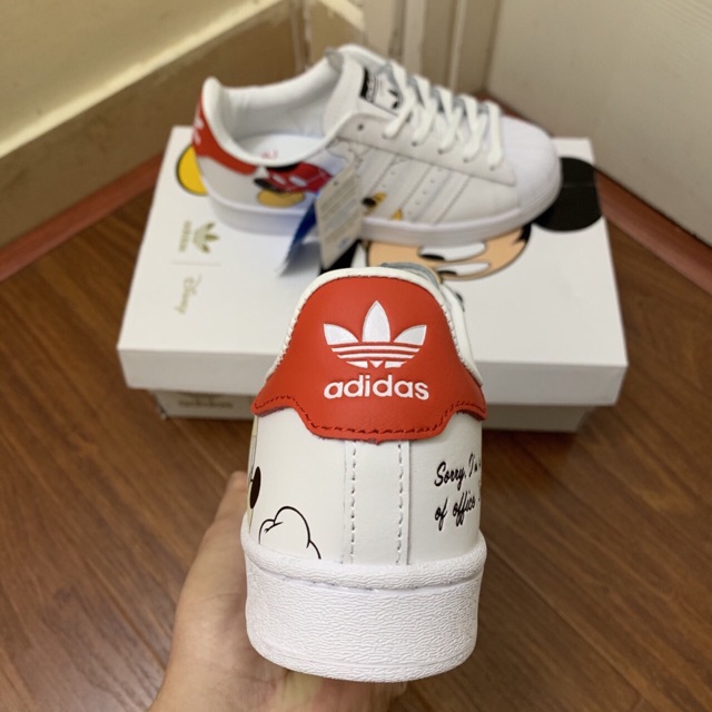 Giày thể thao mickey nam nữ mũi sò cao cấp (free ship) | BigBuy360 - bigbuy360.vn