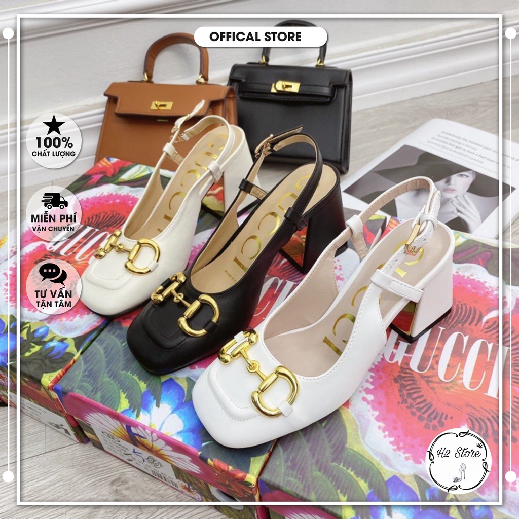 👠👟 Giày và sandal gót vuông 7f . Hàng super vip , Fullbox + bill + túi giấy ⚡