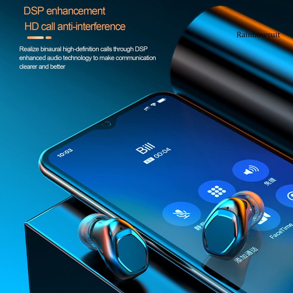 Tai Nghe Bluetooth 5.1 Không Dây Rb- M10 / M12 Có Thể Sạc Điện Thoại