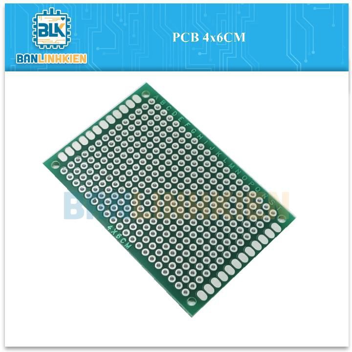 Phíp Đồng Lỗ - Bảng Mạch Đục Lỗ Sẵn PCB Nâu nhiều kích thước