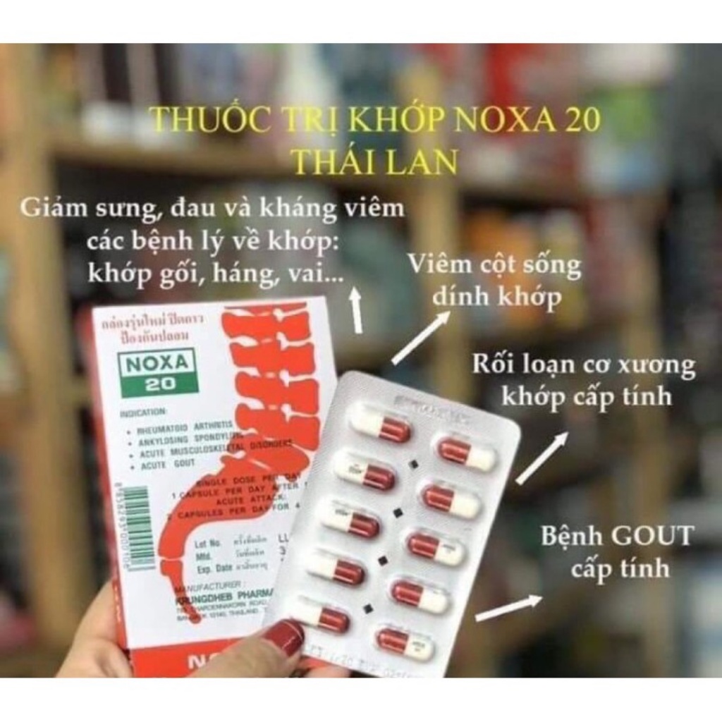 Viên uống NOXA 20 xương khớp Thái Lan