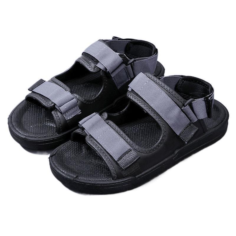 Giầy Sandal Nam 2 Quai Trơn - quai hậu nam học sinh 2 quai ngang Trơn Mẫu Mới 2021