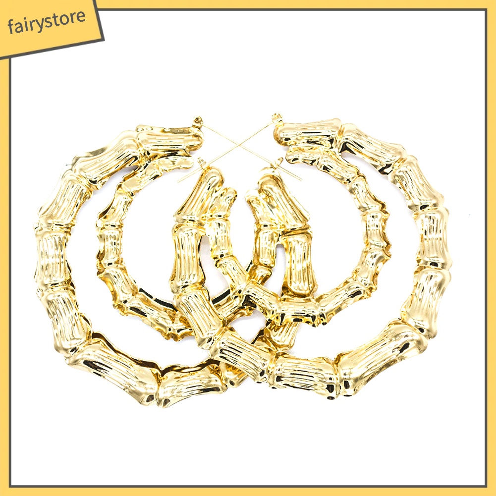 Khuyên tai kiểu dáng đốt tre độc đáo cá tính thời trang nữ