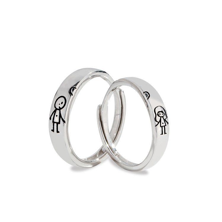 Nhẫn Đeo Tay Thiết Kế Đơn Giản Phong Cách Hàn Quốc Cho Cặp Đôi | BigBuy360 - bigbuy360.vn