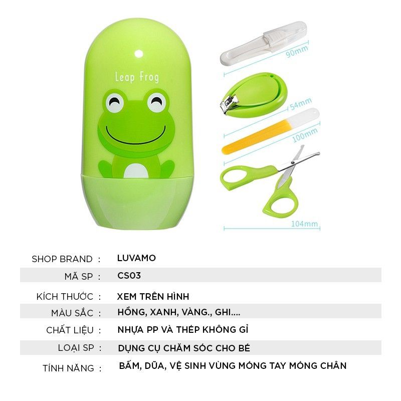 Bộ Bấm Móng cho bé_Phụ Kiện sơ sinh
