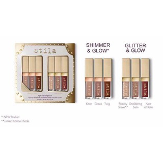 -- set gel nhũ mắt kim tuyến 6 cây stila