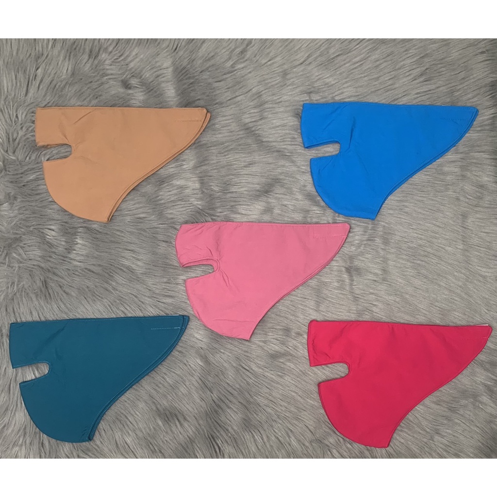 [HCM] combo 5 khẩu trang vải màu , lỗ che chán chống nắng, kiểu cánh dơi , vải kate , giao ngẫu nhiên nhiều màu, ảnh thậ