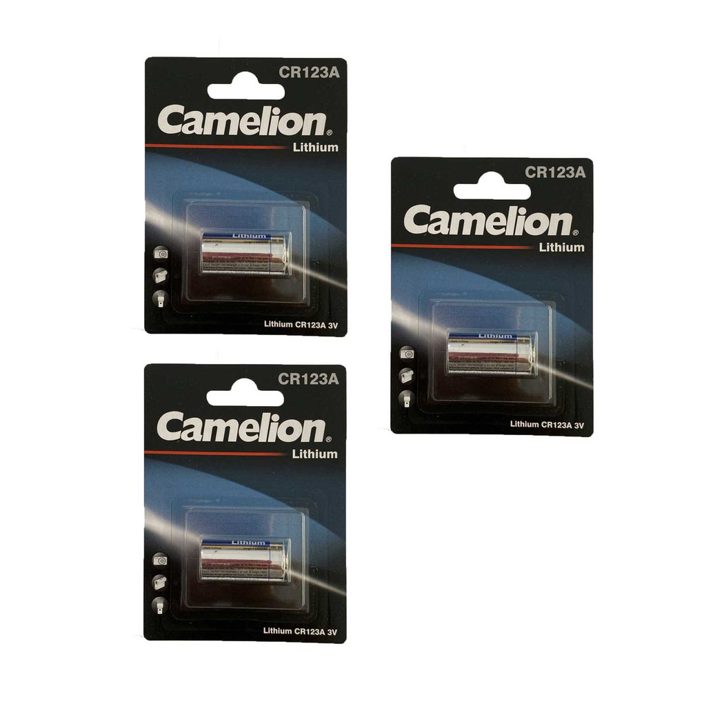 5 viên Pin CR123A Camelion, Pin máy ảnh CR123A lithium 3V