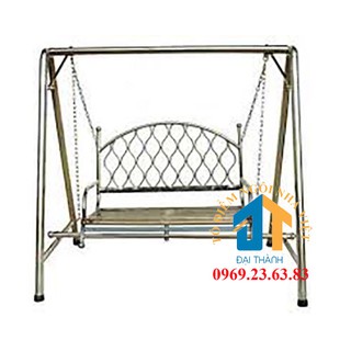 Xích đu inox sân vườn đại thành 1M2 KIẾU ĐAN LƯỚI