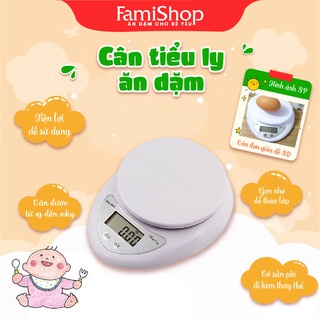 FamiShop Cân tiểu ly điện tử nhà bếp tối đa 5kg